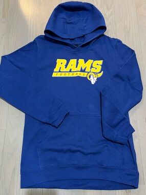 NWOT. NFL Royal Blue Youth Hoodie with Yellow Accent
